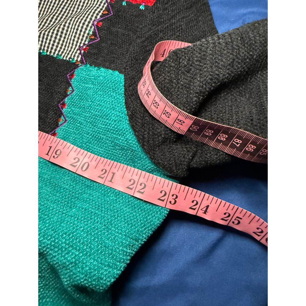 Koret Patchwork Button Down Blazer Jacket Womens … - image 5